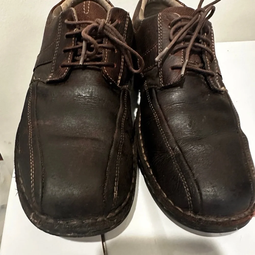 Clarks Men’s Walking Shoes Lace Up Brown Size 8